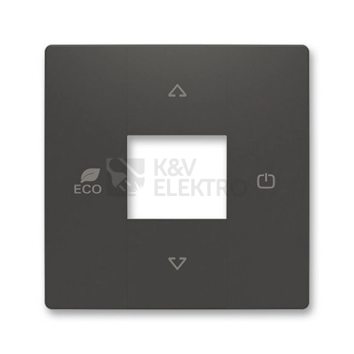 ABB Zoni kryt termostatu matná černá 6220T-A03000 237 (2CHT623000A4237)