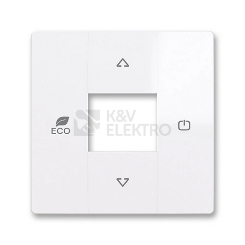 Obrázek produktu ABB Zoni kryt termostatu bílá 6220T-A03000 500 (2CHT623000A4500) 0