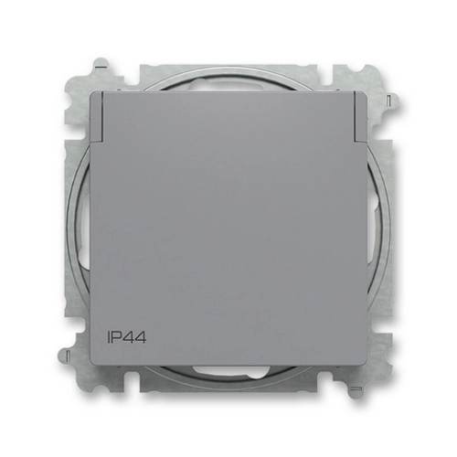 ABB Zoni zásuvka IP44 šedá 6619T-A06995 241 s clonkami 2CHT196995A6241