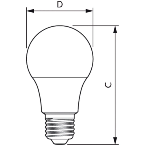 LED žárovka E27 Philips A60 8W (60W) neutrální bílá (4000K) (obrázek 3)