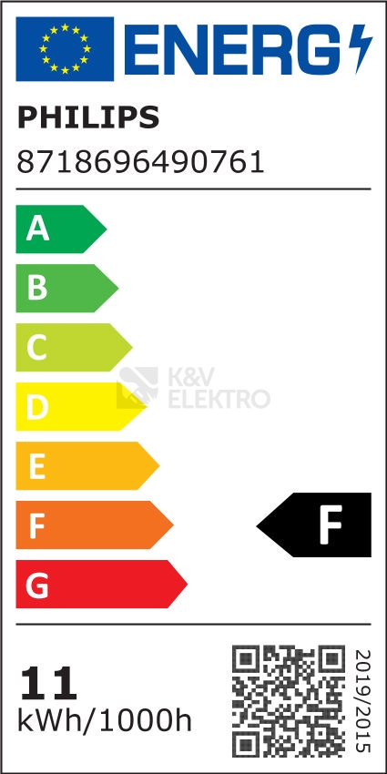 Obrázek produktu LED žárovka E27 Philips A60 10W (75W) teplá bílá (2700K) 1