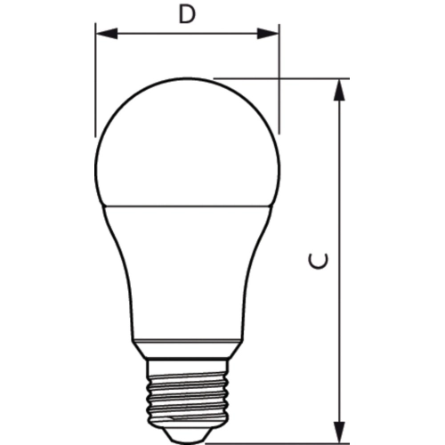 LED žárovka E27 Philips A60 13W (100W) teplá bílá (2700K) (obrázek 4)