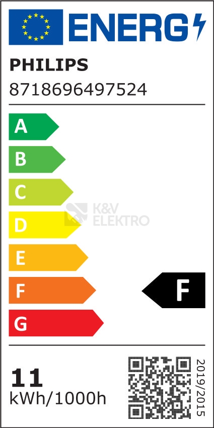 Obrázek produktu LED žárovka E27 Philips A60 10W (75W) teplá bílá (3000K) 1