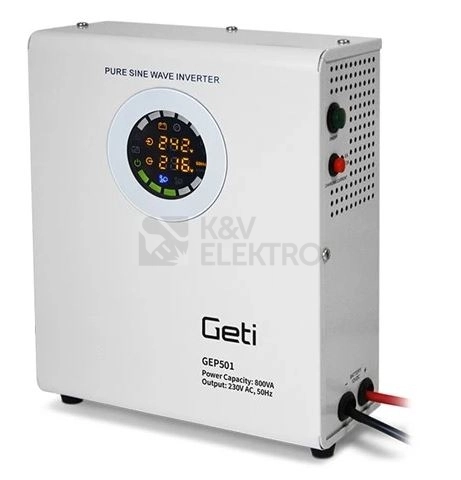 Obrázek produktu Zdroj záložní GETI GEP501 sinus 500W nástěnný 0
