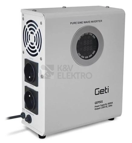 Obrázek produktu Zdroj záložní GETI GEP501 sinus 500W nástěnný 1