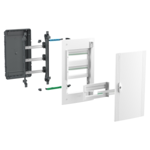 Rozvodnice pod omítku Schneider Electric PrismaSet XS 39M LVSXN313 bílé dveře