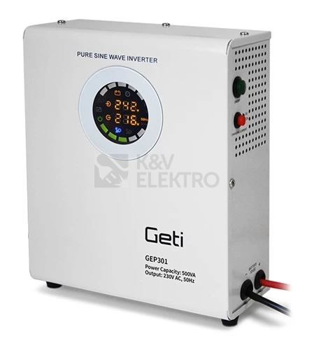 Obrázek produktu  Zdroj záložní GETI GEP301 sinus 300W nástěnný 0