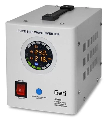 Zdroj záložní GETI GEP500 sinus 500W