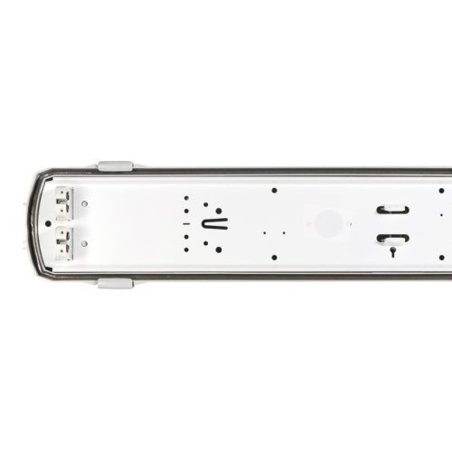 Svítidlo TREVOS PRIMA LED TUBE SLIM 2×120 PC bez LED trubic