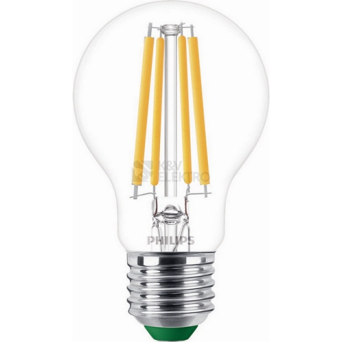 LED žárovka E27 Philips Master Filament A60 4W (60W) teplá bílá (3000K)