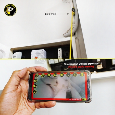 Obrázek produktu Bezdrátová inspekční minikamera Ferret Plus s integrovanou wi-fi s optickým zoomem rychlonabíjením vestavěnou pamětí a voltsenzorem CFWF50P 5