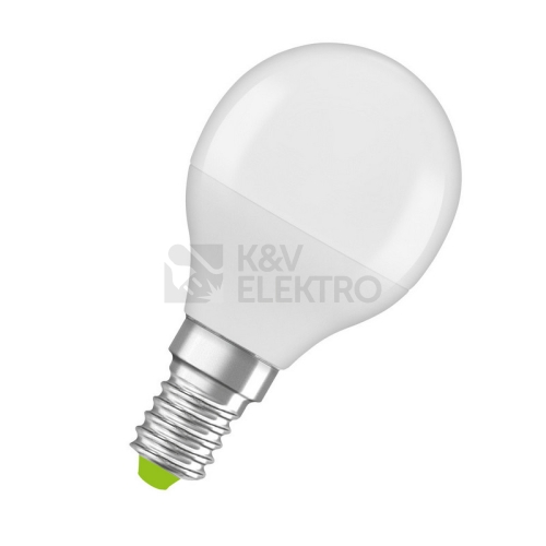 LED žárovka E14 LEDVANCE CL P FR RECYCLED 4,9W (40W) teplá bílá (2700K)