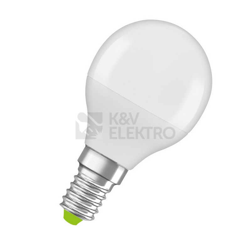 Obrázek produktu LED žárovka E14 LEDVANCE CL P FR RECYCLED 4,9W (40W) teplá bílá (2700K) 0