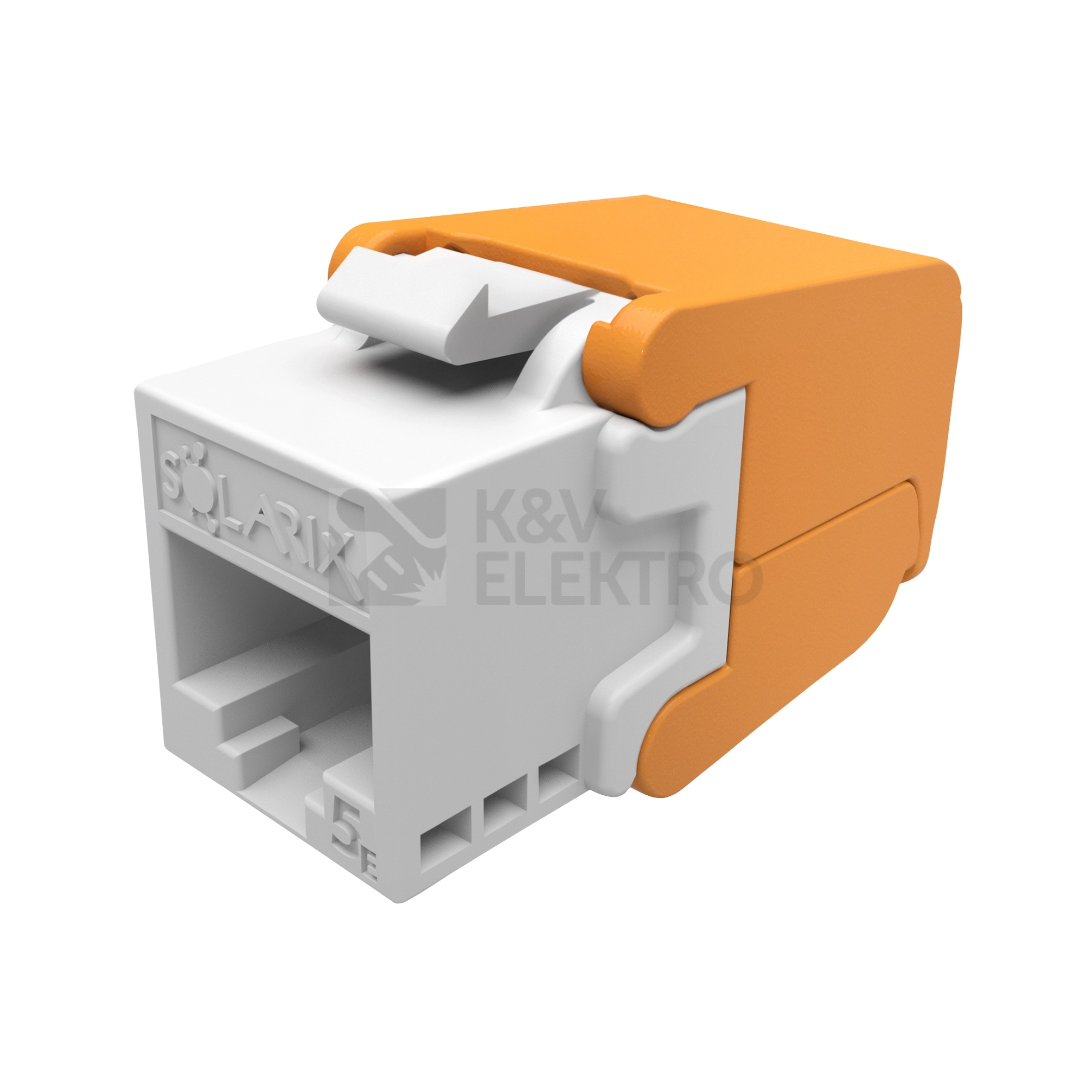Obrázek produktu Konektor keystone bílý Solarix SXKJ-5E-UTP-WH-SA CAT5E UTP RJ45 0