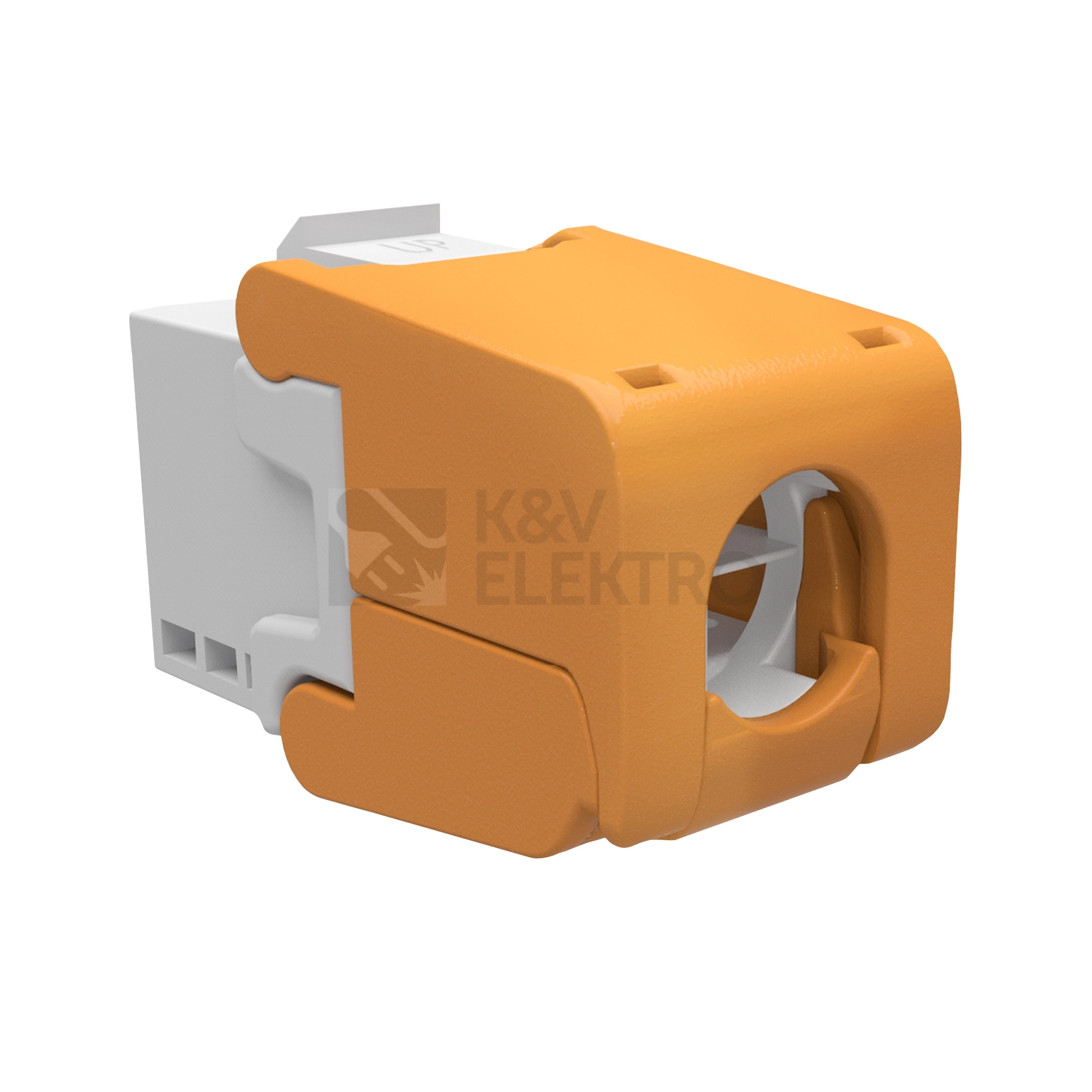 Obrázek produktu Konektor keystone bílý Solarix SXKJ-5E-UTP-WH-SA CAT5E UTP RJ45 1