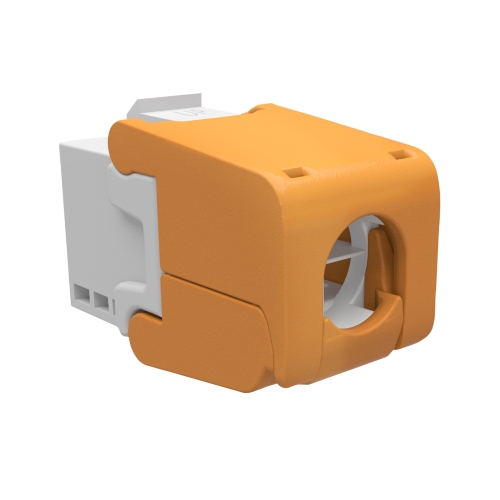 Konektor keystone bílý Solarix SXKJ-6-UTP-WH-SA CAT6 UTP RJ45