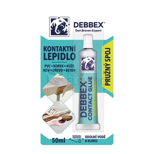 Den Braven DEBBEX kontaktní lepidlo 50ml 60030DBX