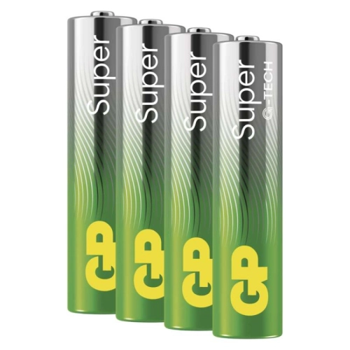 Mikrotužkové baterie AAA GP G-TECH LR03 Super alkalické (blistr 4ks) (obrázek 8)