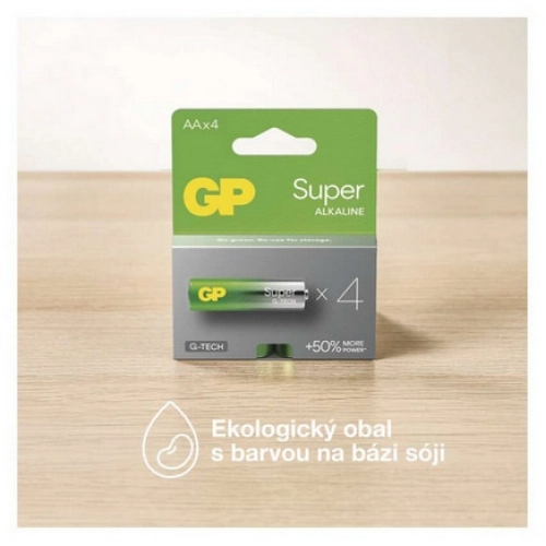 Tužkové baterie AA GP G-TECH LR6 Super alkalické (blistr 4ks) (obrázek 6)