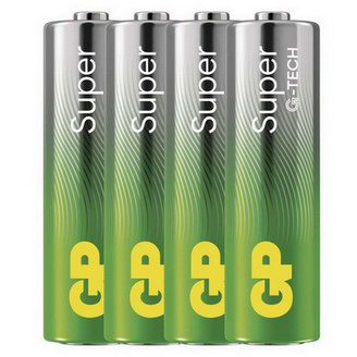 Tužkové baterie AA GP G-TECH LR6 Super alkalické (blistr 4ks) (obrázek 3)