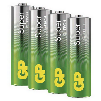 Tužkové baterie AA GP G-TECH LR6 Super alkalické (blistr 4ks) (obrázek 8)