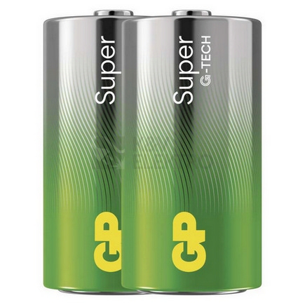 Obrázek produktu  Baterie C GP G-TECH LR14 Super alkalické (blistr 2ks) 0