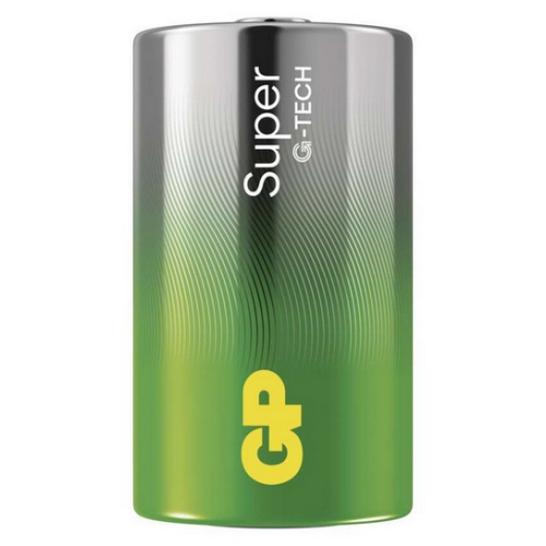 Baterie D GP G-TECH LR20 Super alkalické (blistr 2ks)