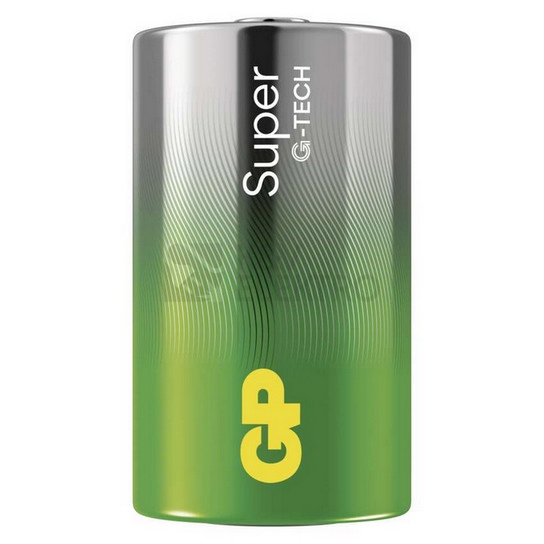 Obrázek produktu  Baterie D GP G-TECH LR20 Super alkalické (blistr 2ks)
 1