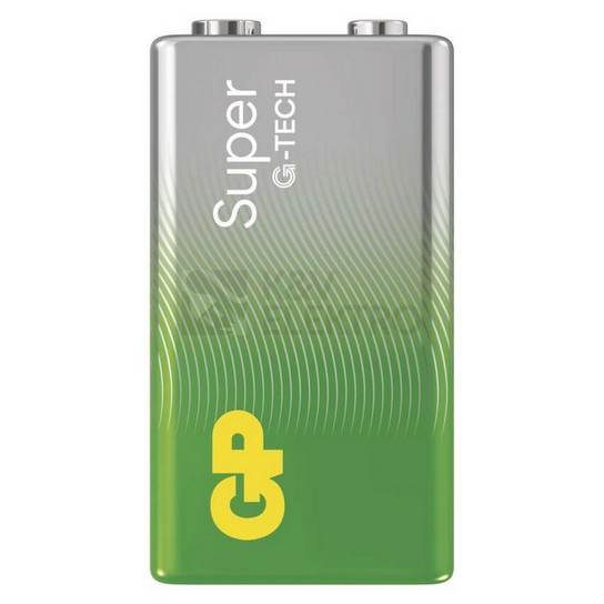 Obrázek produktu  Baterie 9V GP G-TECH 6LR61 Super alkalická 1ks blistr 0