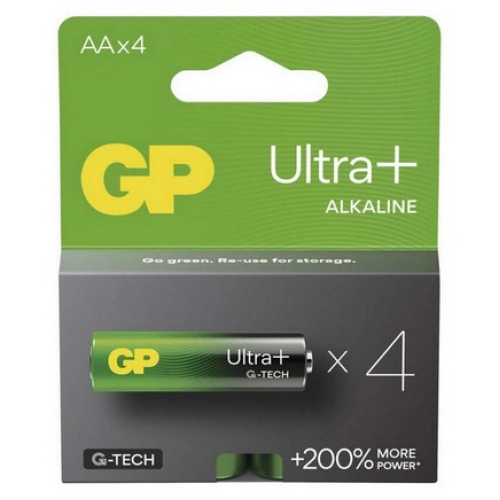 Tužkové baterie AA GP G-TECH LR6 Ultra Plus alkalické (blistr 4ks) (obrázek 3)