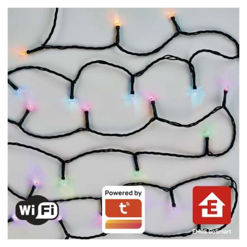 Vánoční osvětlení EMOS GoSmart (WiFi) D4ZR02 120LED řetěz 12m RGB 64 programů s časovačem (obrázek 5)