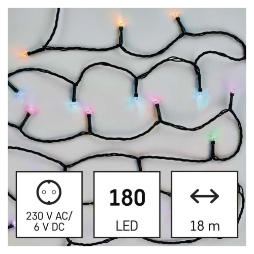 Vánoční osvětlení EMOS GoSmart (WiFi) D4ZR03 180LED řetěz 18m RGB 64 programů s časovačem (obrázek 7)