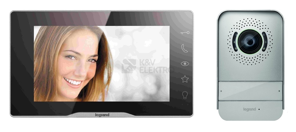 Obrázek produktu  Sada domovního videotelefonu 7" Legrand EasyKit 368910 0