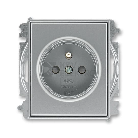 Obrázek produktu ABB Time, Time Arbo zásuvka ocelová 6619E-A06357 36 (2CHE196357A4036) 0