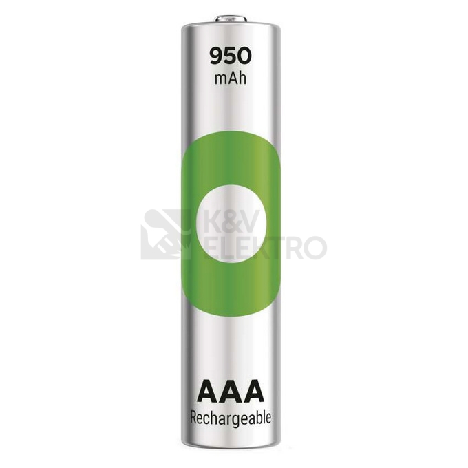 Obrázek produktu Nabíjecí mikrotužkové baterie AAA GP ReCyko HR03 950mAh NiMH B25112 (2ks v papírové krabičce) 1