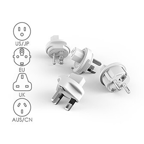 Cubenest PowerCube Rewirable USB A+C PD 20W 4xzásuvka 1xUSB-A 1x USB-C se sadou cestovních koncovek