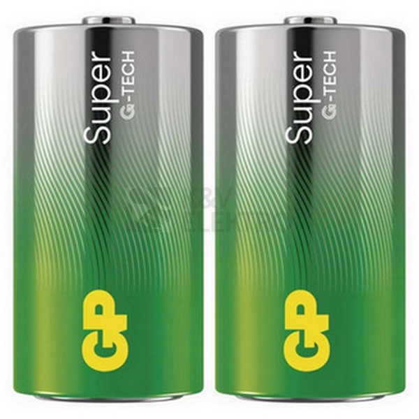 Obrázek produktu Baterie C GP G-TECH LR14 Super alkalické (fólie 2ks)
0