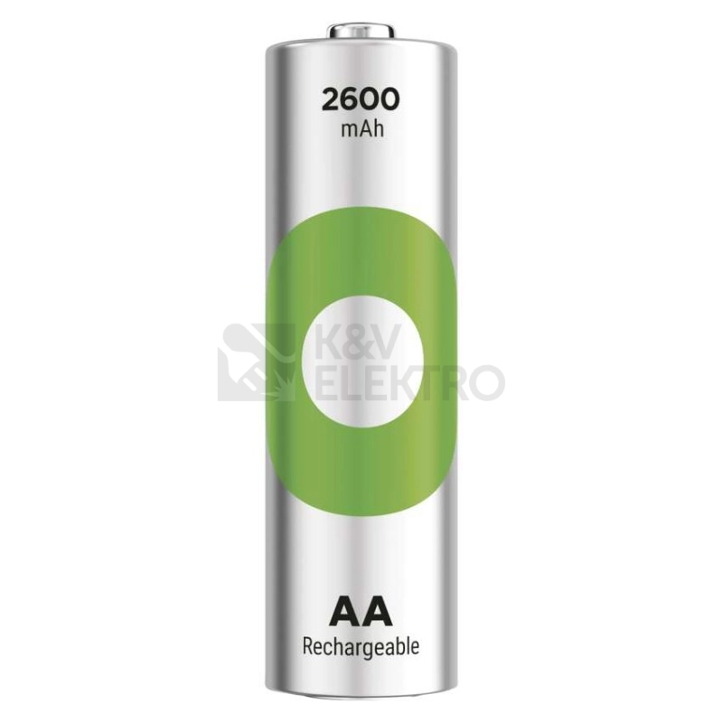 Obrázek produktu Nabíjecí tužkové baterie AA GP ReCyko HR6 2600mAh NiMH B25272 (2ks v papírové krabičce) 3
