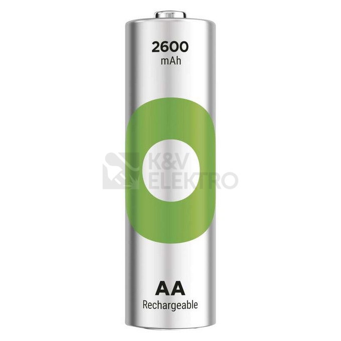 Obrázek produktu Nabíjecí tužkové baterie AA GP ReCyko HR6 2600mAh NiMH B25272 (2ks v papírové krabičce) 1
