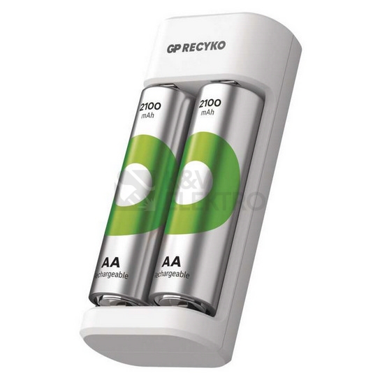 Obrázek produktu Nabíječka baterií GP Eco E221 + 2x AA ReCyko 2100mAh B50224 3