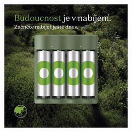 Nabíječka baterií GP Eco B441 + 4x AA ReCyko 2100mAh B50444 (obrázek 9)