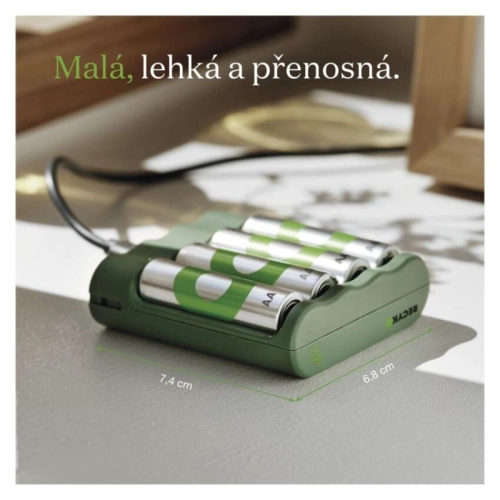 Nabíječka baterií GP Eco B441 + 4x AA ReCyko 2100mAh B50444 (obrázek 10)