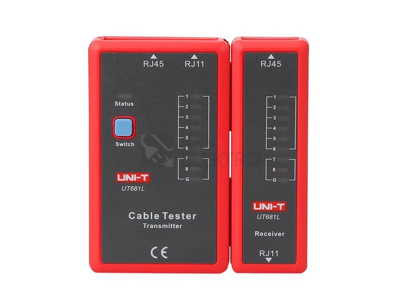 Obrázek produktu Tester kabelu UNI-T UT681L RJ45/RJ11 0