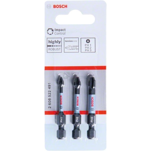 Bity PH1+2+3 50mm Bosch Impact Control PH Power Bit 2.608.522.491