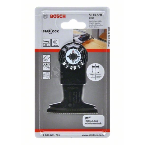 Pilový kotouč Bosch BIM AII 65 APB Wood and Metal 65mm pro oscilační brusky 2.608.661.781