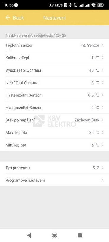 Obrázek produktu Chytrý termostat AURATON 2YA WiFi bílý 7