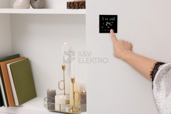 Obrázek produktu  Chytrý termostat AURATON 2YA WiFi černý 5