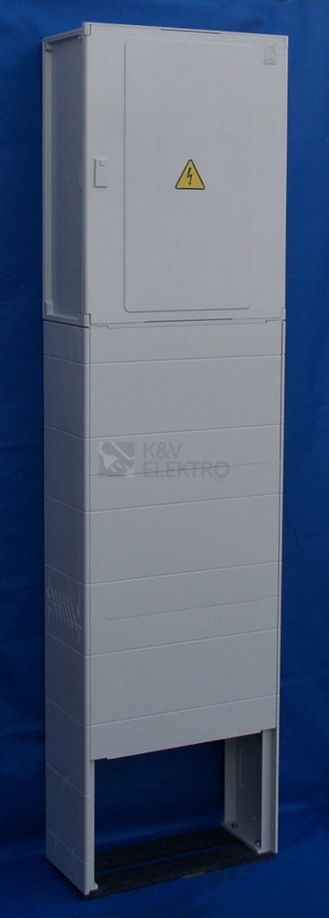 Obrázek produktu Elektroměrový rozvaděč pilíř DCK ER212/NKP7P-C 63A/QM s vypínačem šedý pro EGD (E.ON) 0