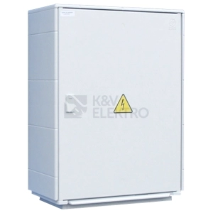 Obrázek produktu Elektroměrový rozvaděč pro fotovoltaiku DCK ER212/NVP7P 63A/QM s vypínačem šedý pro ČEZ, EGD (E.ON) 0