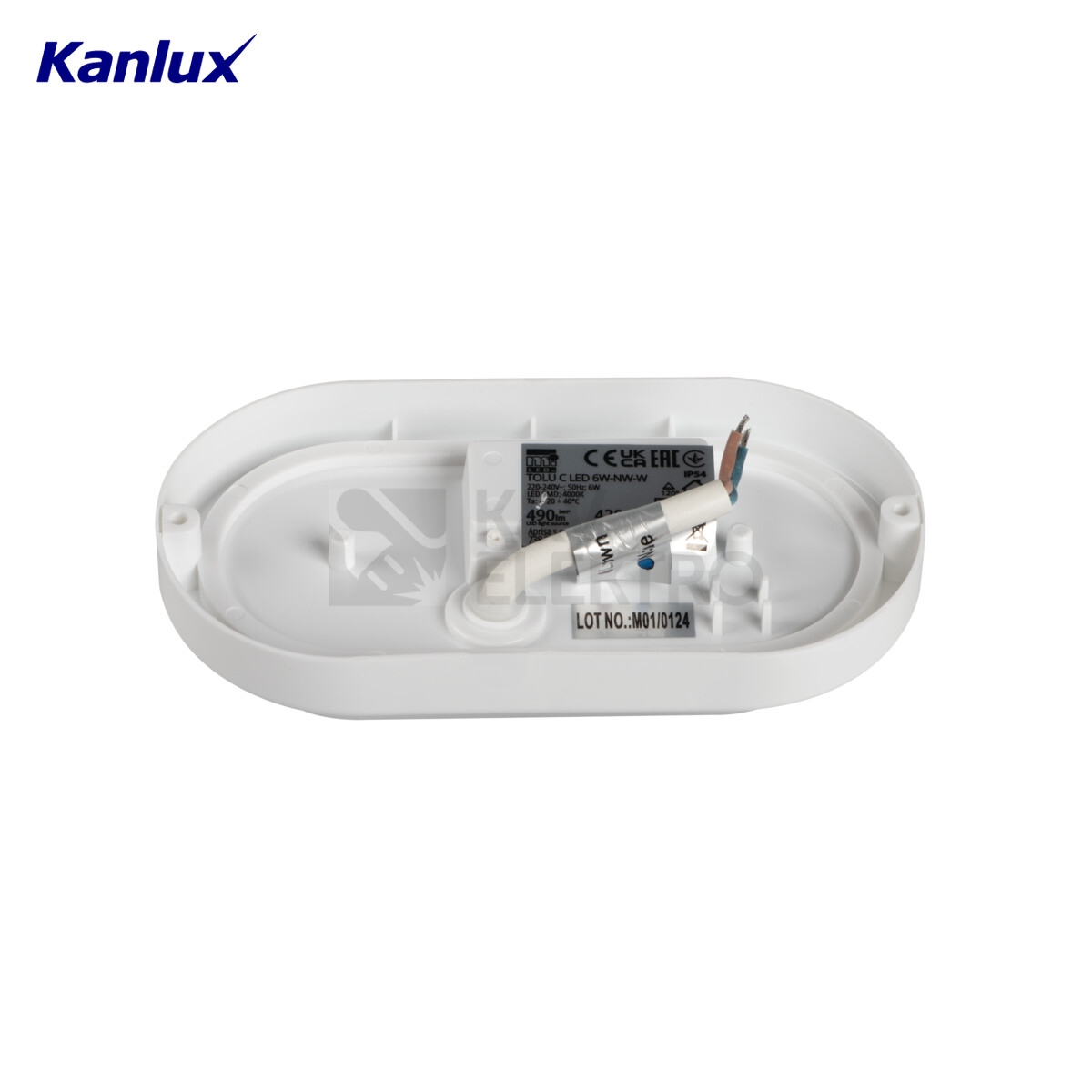 Obrázek produktu LED svítidlo Kanlux Miledo TOLU C LED 6W-NW-W IP54 neutrální bílá 31495 1